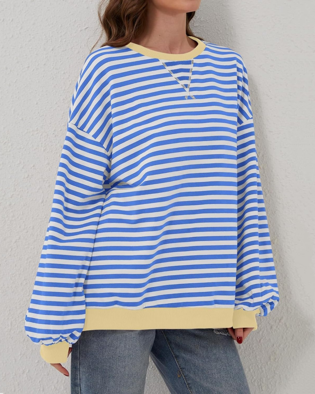 Loua™ | Oversized Striped Pullover