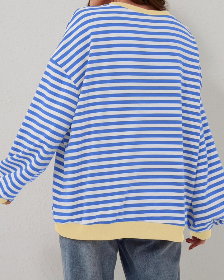 Loua™ | Oversized Striped Pullover