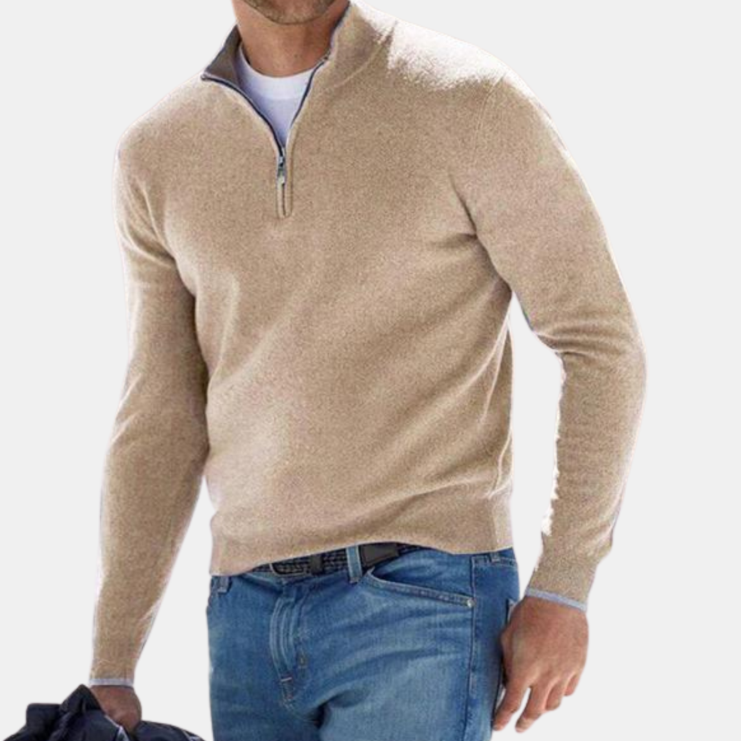 Dylan | Stylischer Reißverschluss Pullover