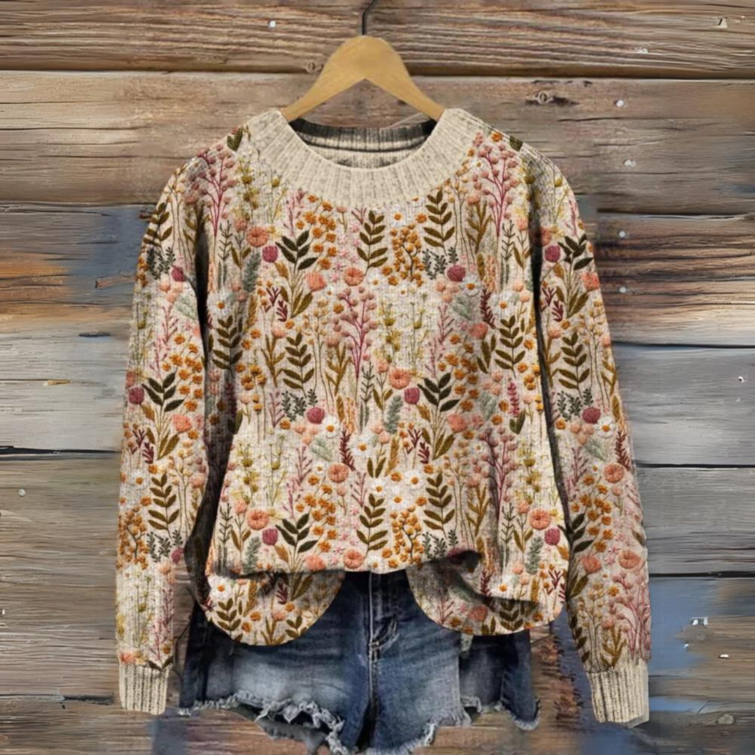 ILSE - BLUMEN PULLOVER